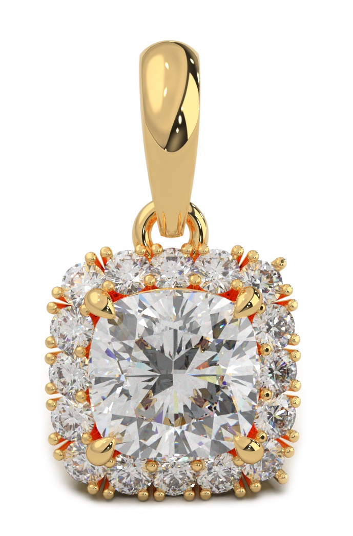 Diamond pendant necklace