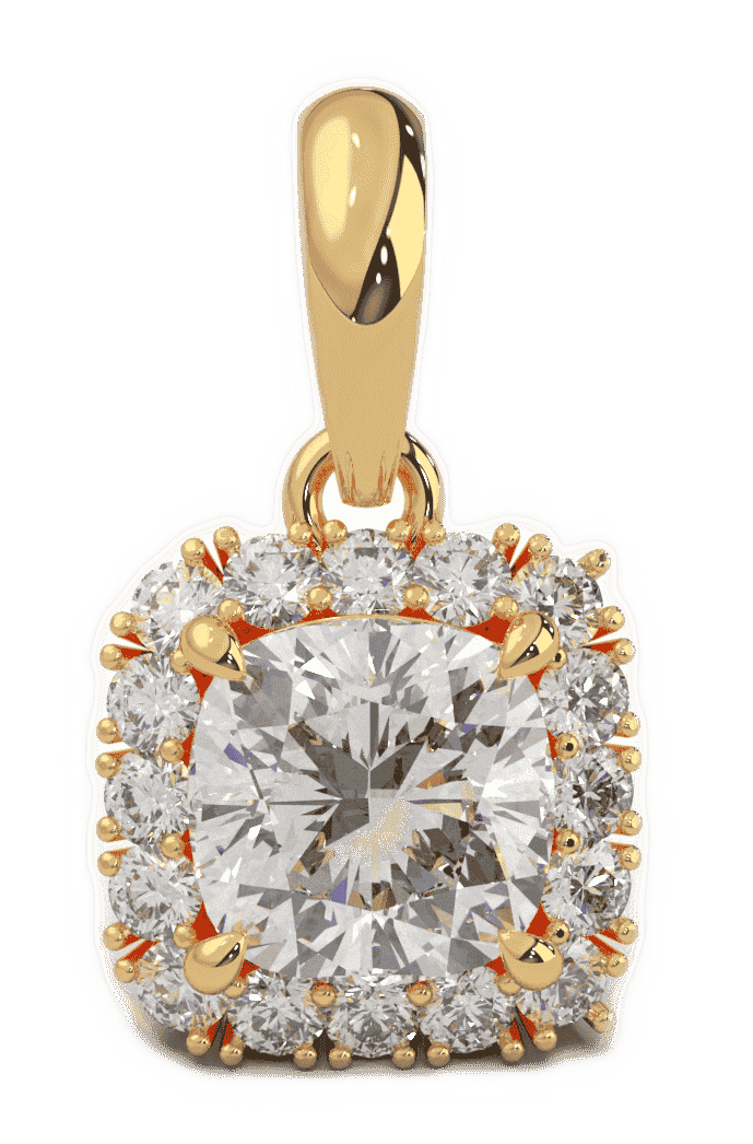 Diamond pendant necklace